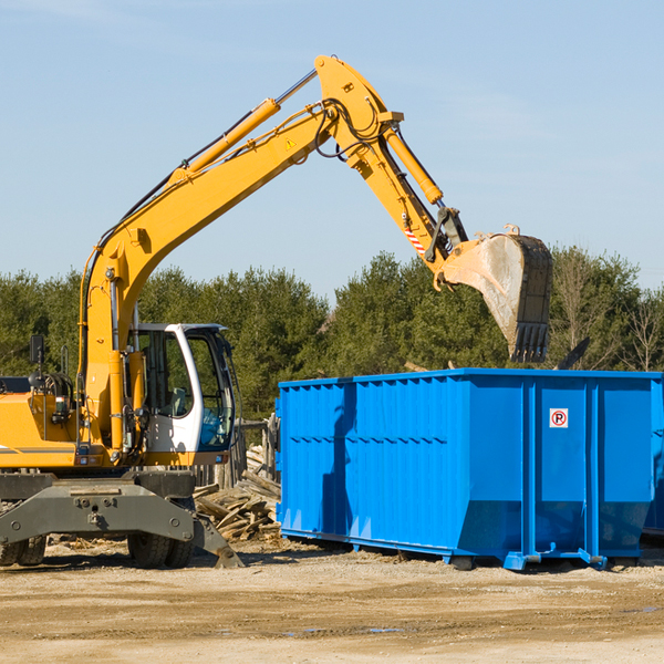 can i choose the location where the residential dumpster will be placed in Anamosa IA